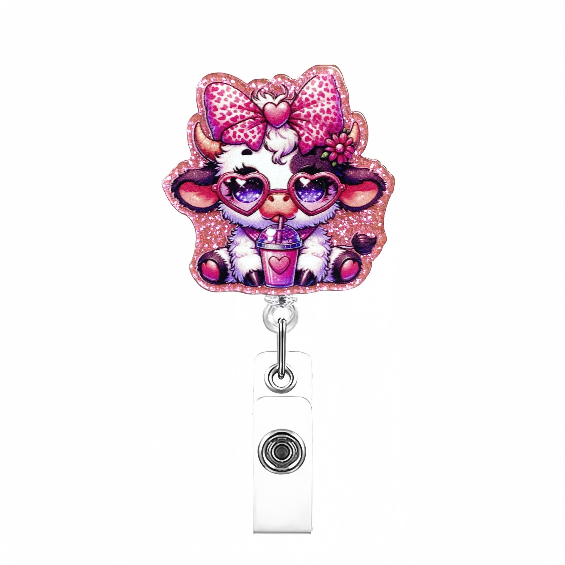 Wholesale Lovely Animal Retractable Keychain